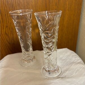 Elegant Clear Glass Vases